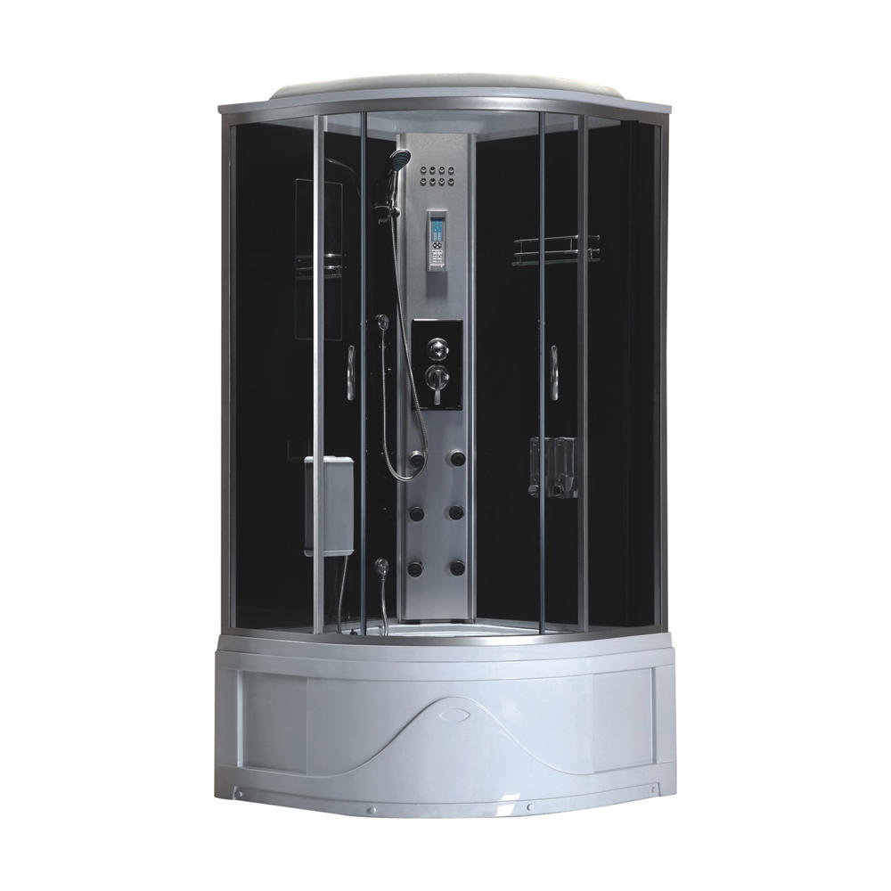 Cheap complete high tray standing shower room with steam OSK-44-5