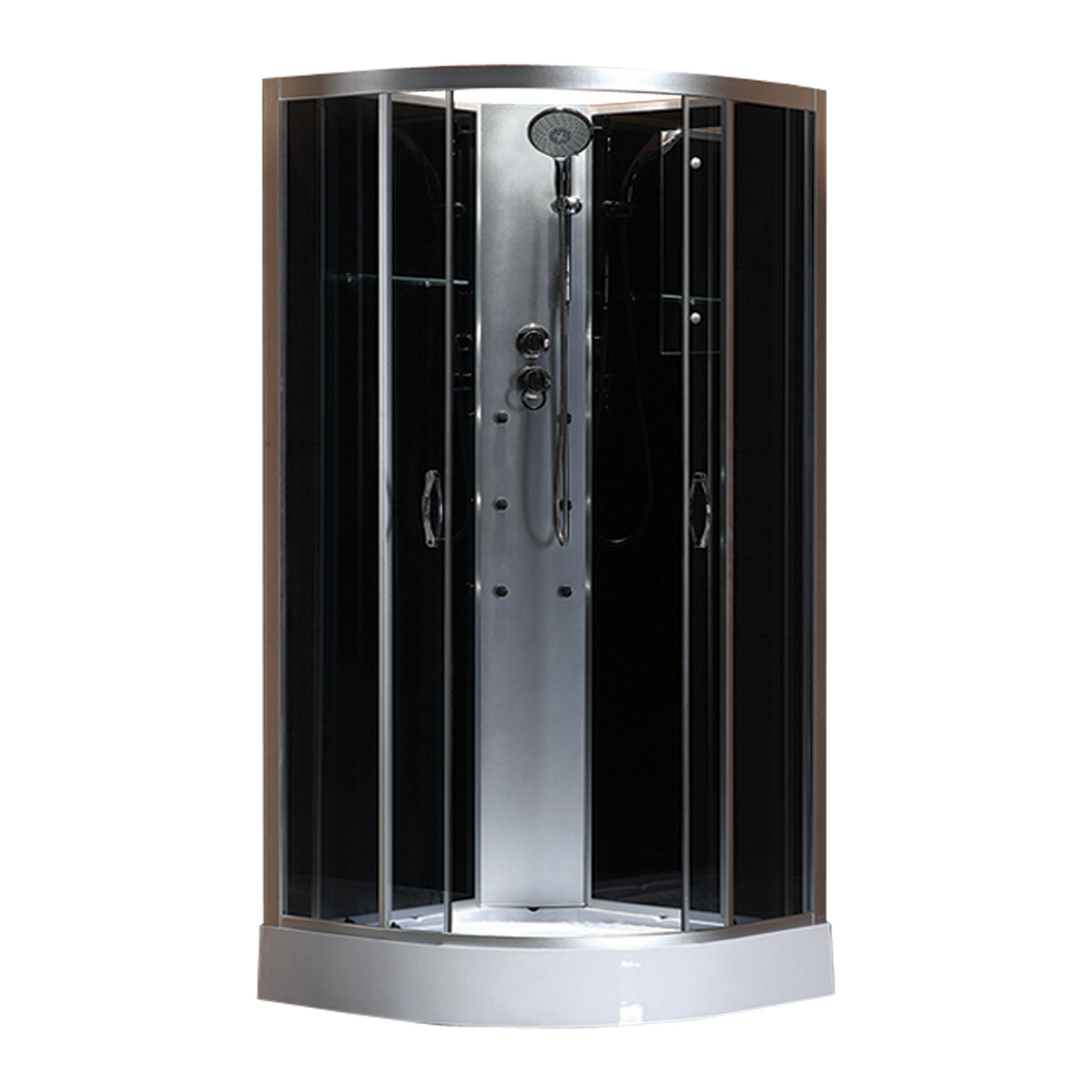 Sliding glass prefab rainfall shower room for home OSK-44-8