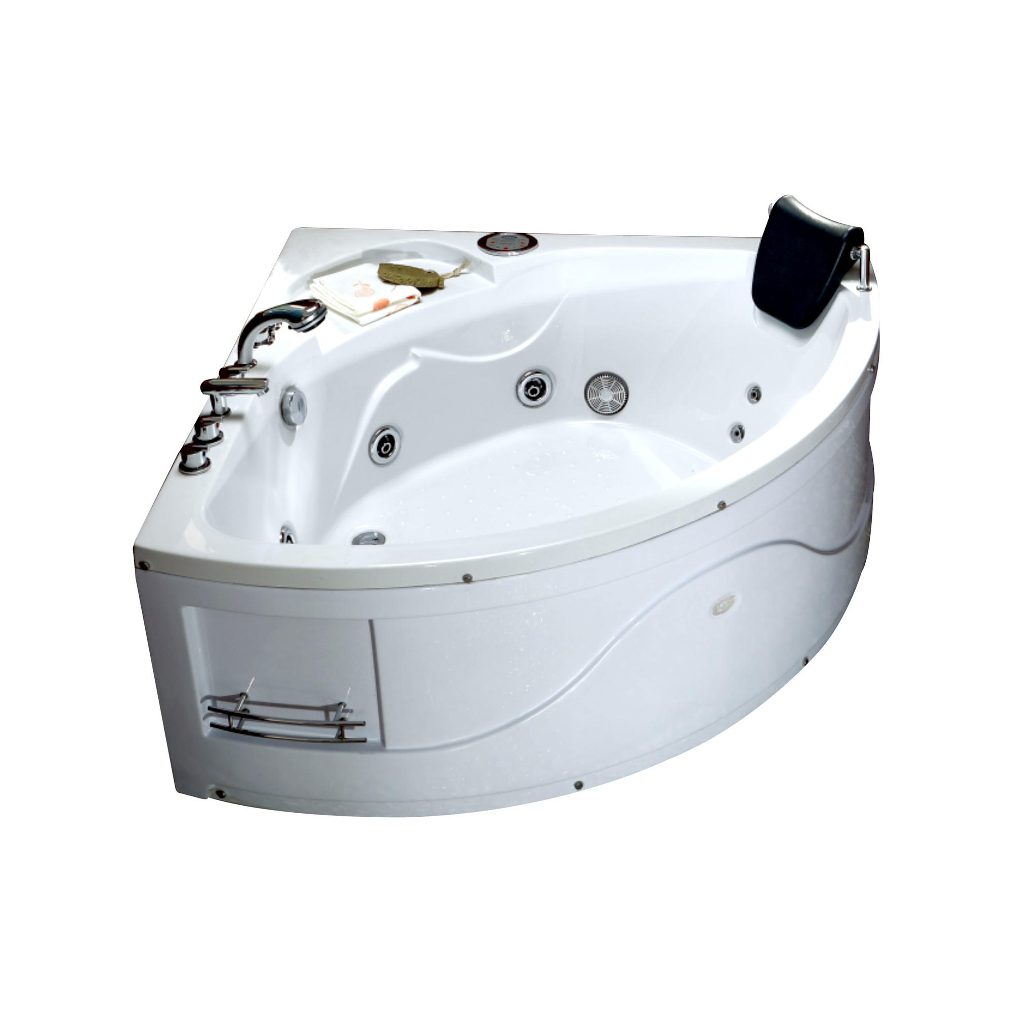 Low price ABS small corner bathtub OSK-906