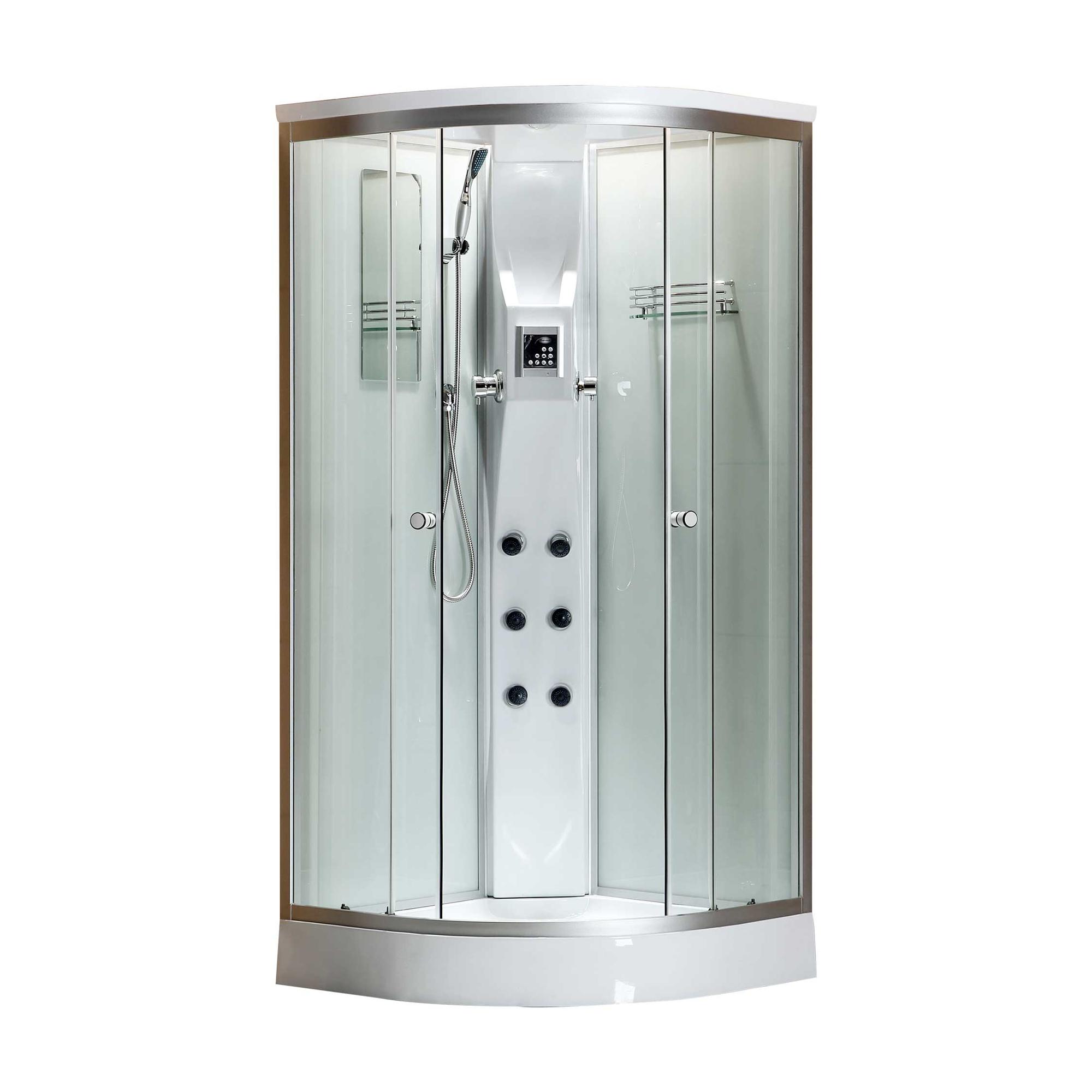 Massage compact shower cabin with jets OSK-8115