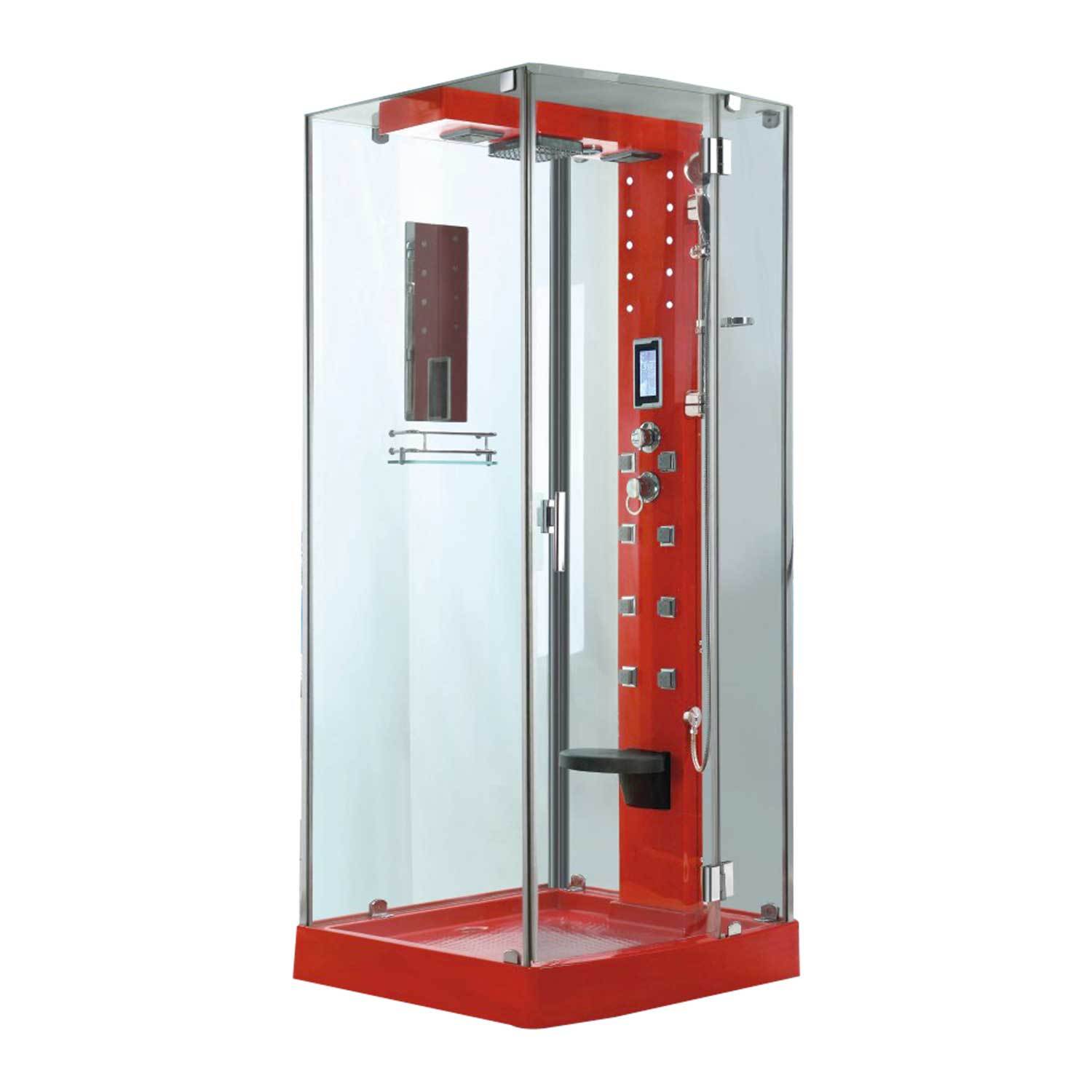 ABS Acrylic Tray Frameless Glass Shower Room OSK-8219