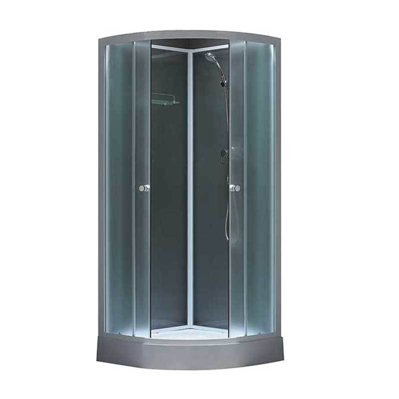Sliding door customized simple corner prefab shower unit OSK-8520