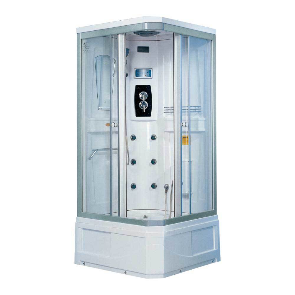Square Steam Shower Cabin with Deep Tray  OSK-8002