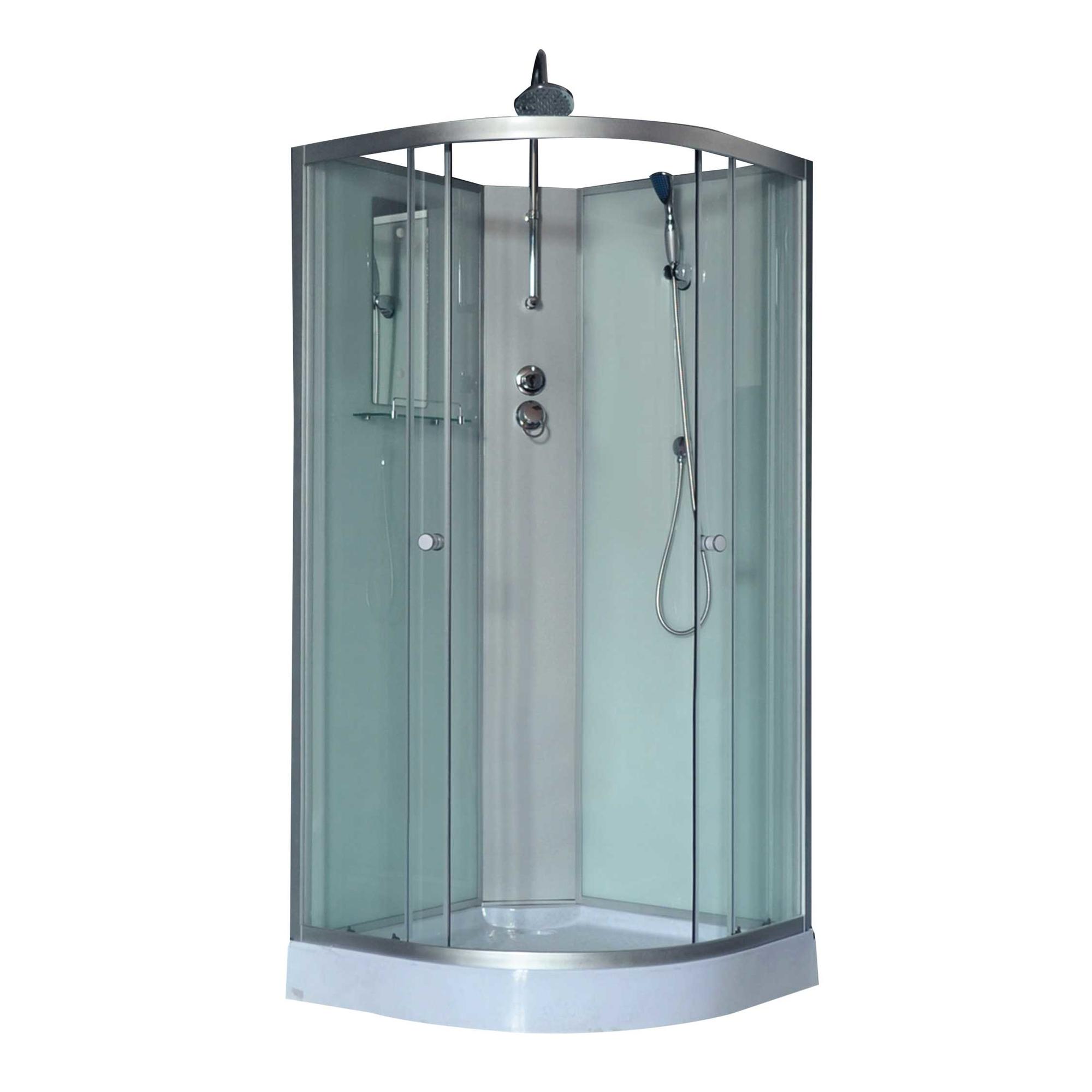 HOT SELL Corner Shower Cabin with low tray OSK-8113