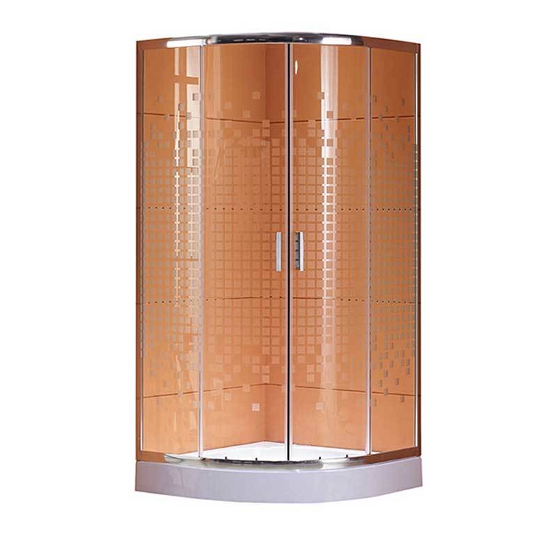 Cheap aluminium profiles shower enclosures with handles OSK-837T