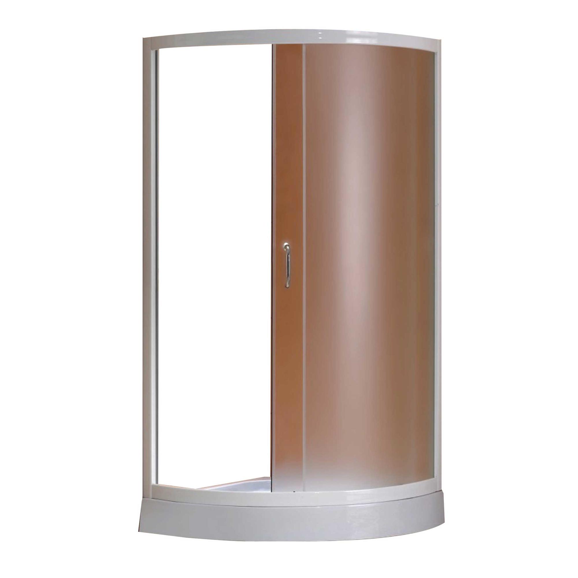 Stand alone fibreglass aluminium shower cubicles OSK-831