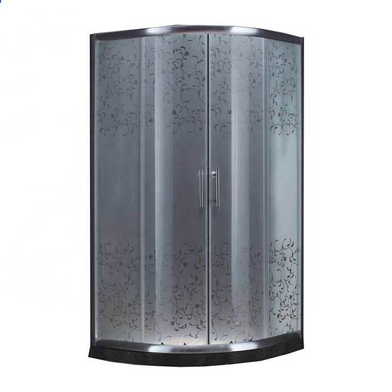 Portable matte tempered glass China factory shower enclosure OSK-837-21