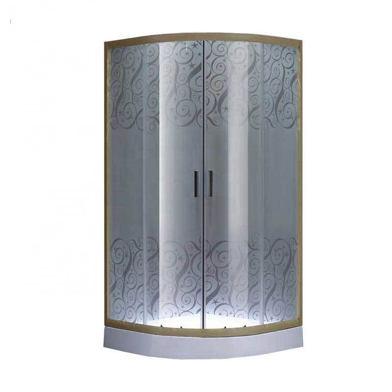 New glass drawings for shower enclosure temper glass bathroom  OSK-837-26