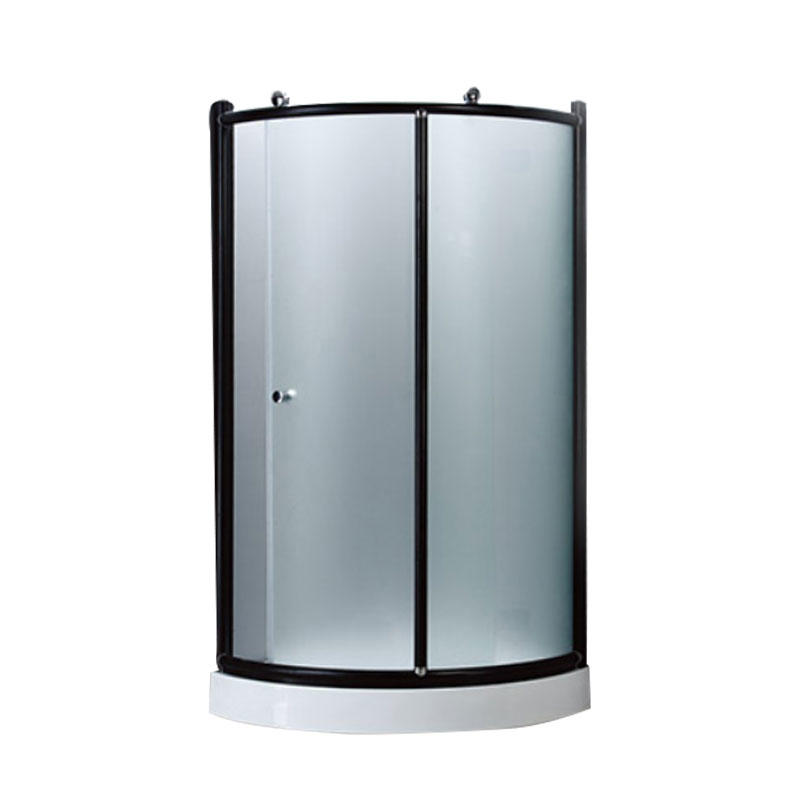 Black Frame Cheap Shower Enclosure Set  OSK-837B-2