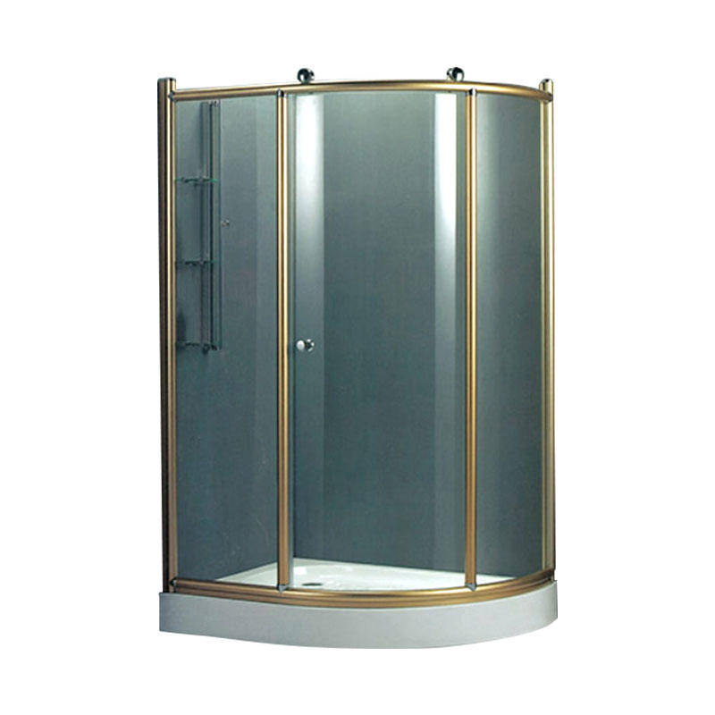 Diamond ABS tray glass shower room for hotel  OSK-852A-1