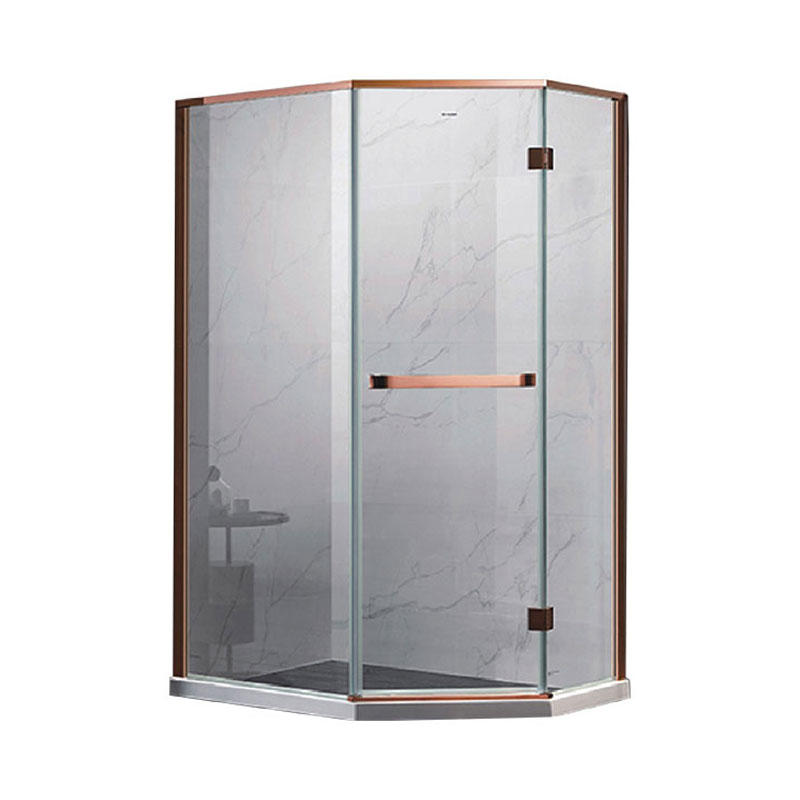 Tempered glass enclosed 2 person hinge shower cubicle OSK-946