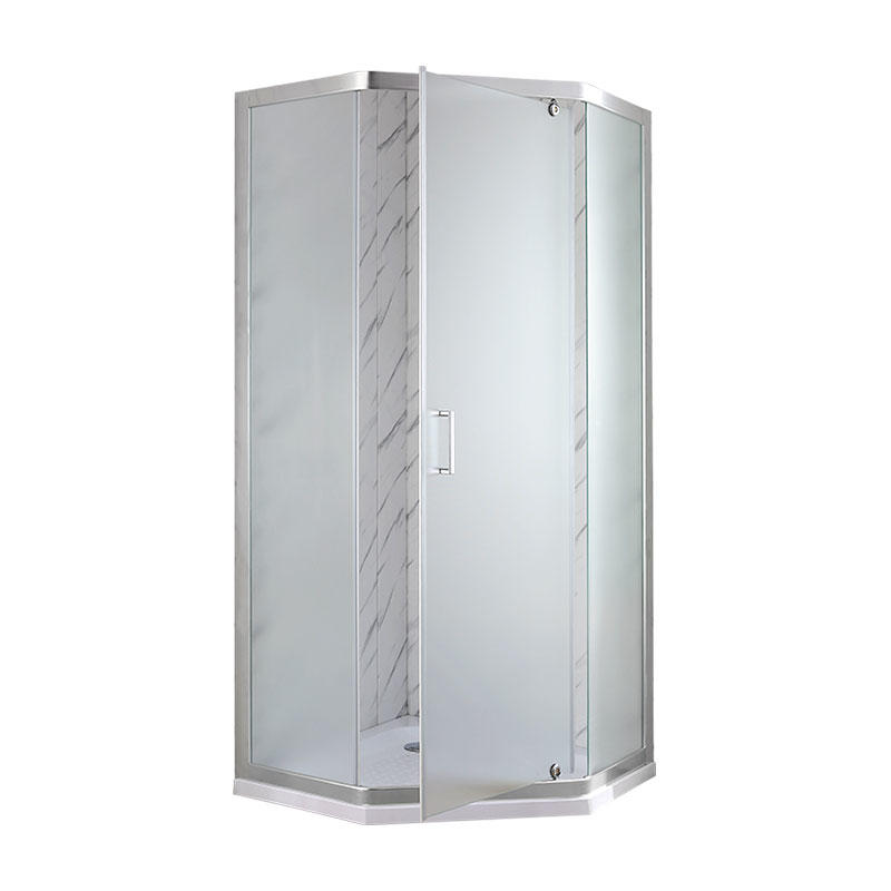 Diamond ABS tray glass shower room for hotel  OSK-827A