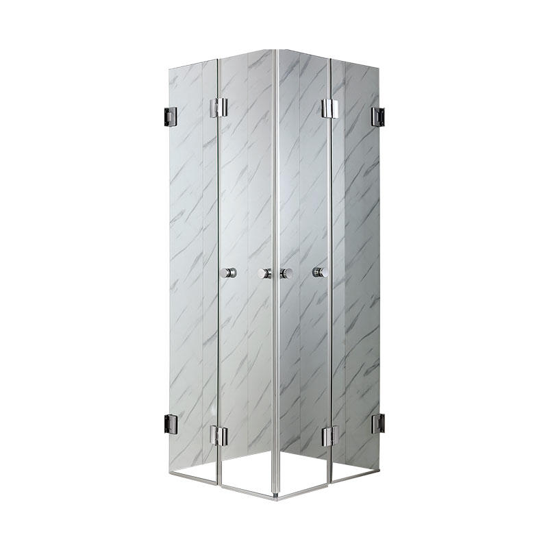 Diamond ABS tray glass shower room for hotel OSK-865