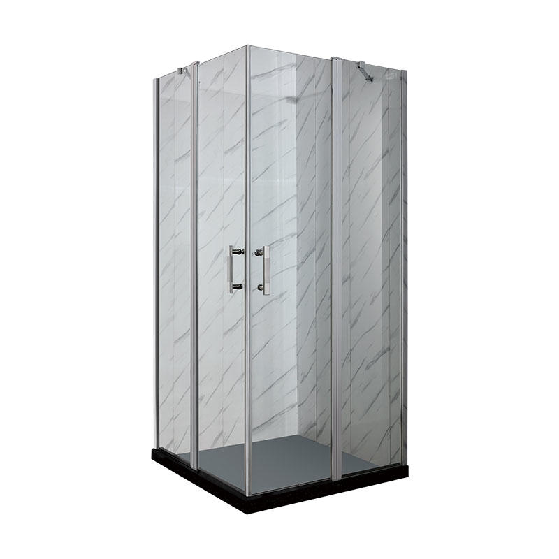 Double open door prefab modular bathroom cabinet OSK-889