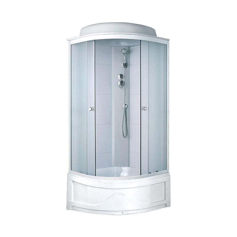 Simple portable shower cubicle with deep tray  OSK-1001A