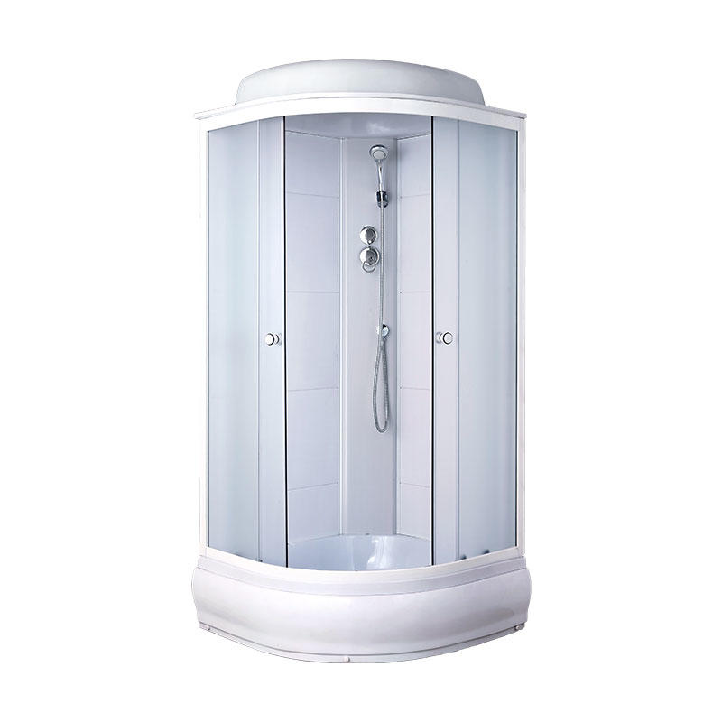 Simple portable shower cubicle with deep tray  OSK-1002
