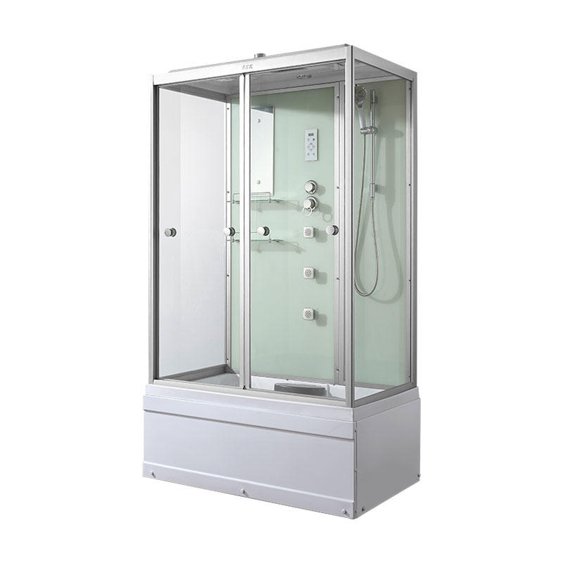 ABS tempered glass high rectangle tray shower enclosure OSK-8222A-1