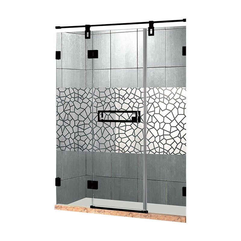 Luxury Big 2 doors frameless glass shower screen OSK-B701A-2