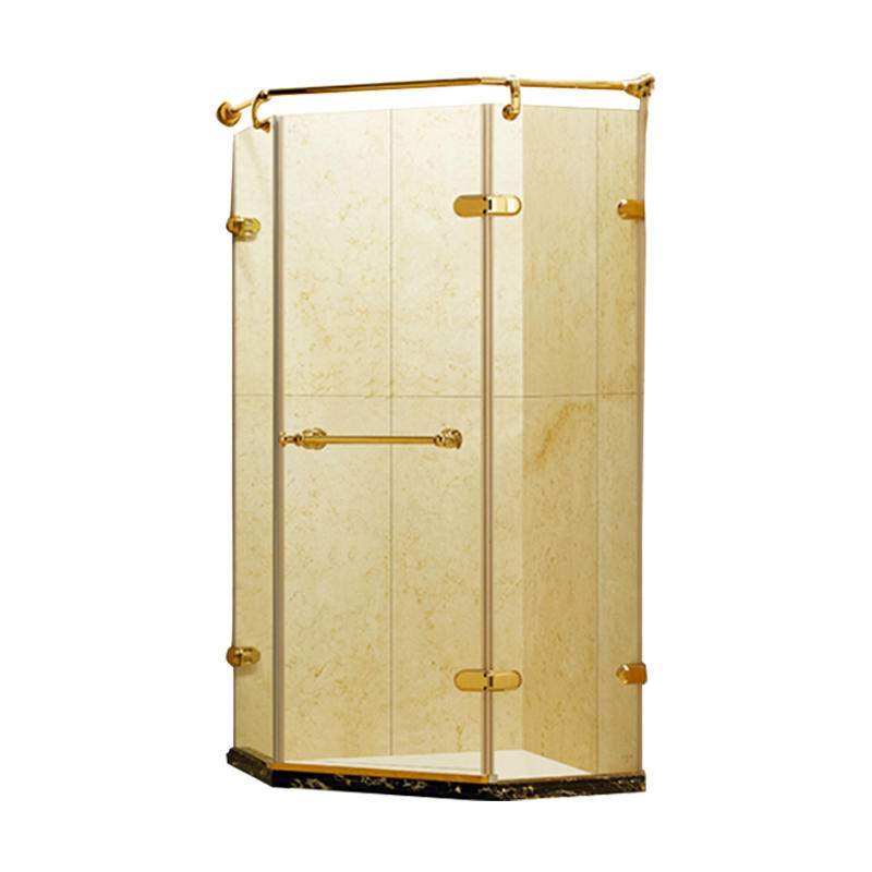 Open door transparent 3 side glass shower enclosure  OSK-827A-2