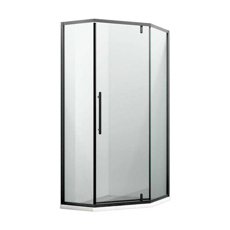 Clear tempered glass aluminium profile shower enclosure OSK-827A-4