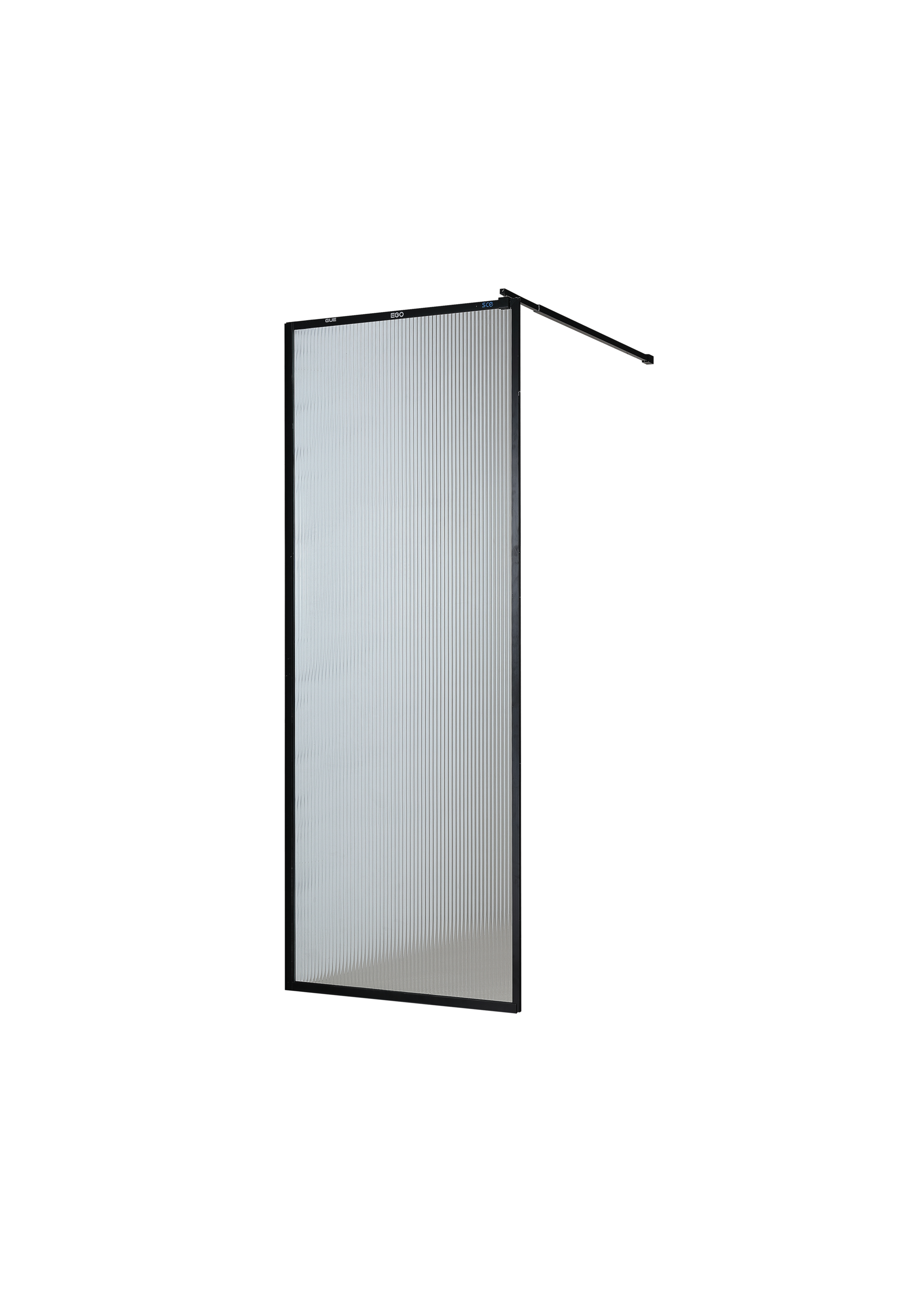 F303 Modern stylish one piece style shower door with supporter
